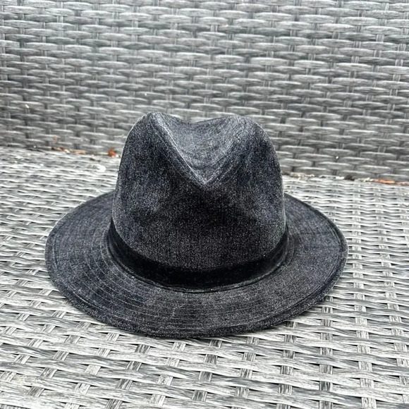 LL Canto Italian Designer Men’s Velvet Fedora Hat Grey - Picture 4 of 9
